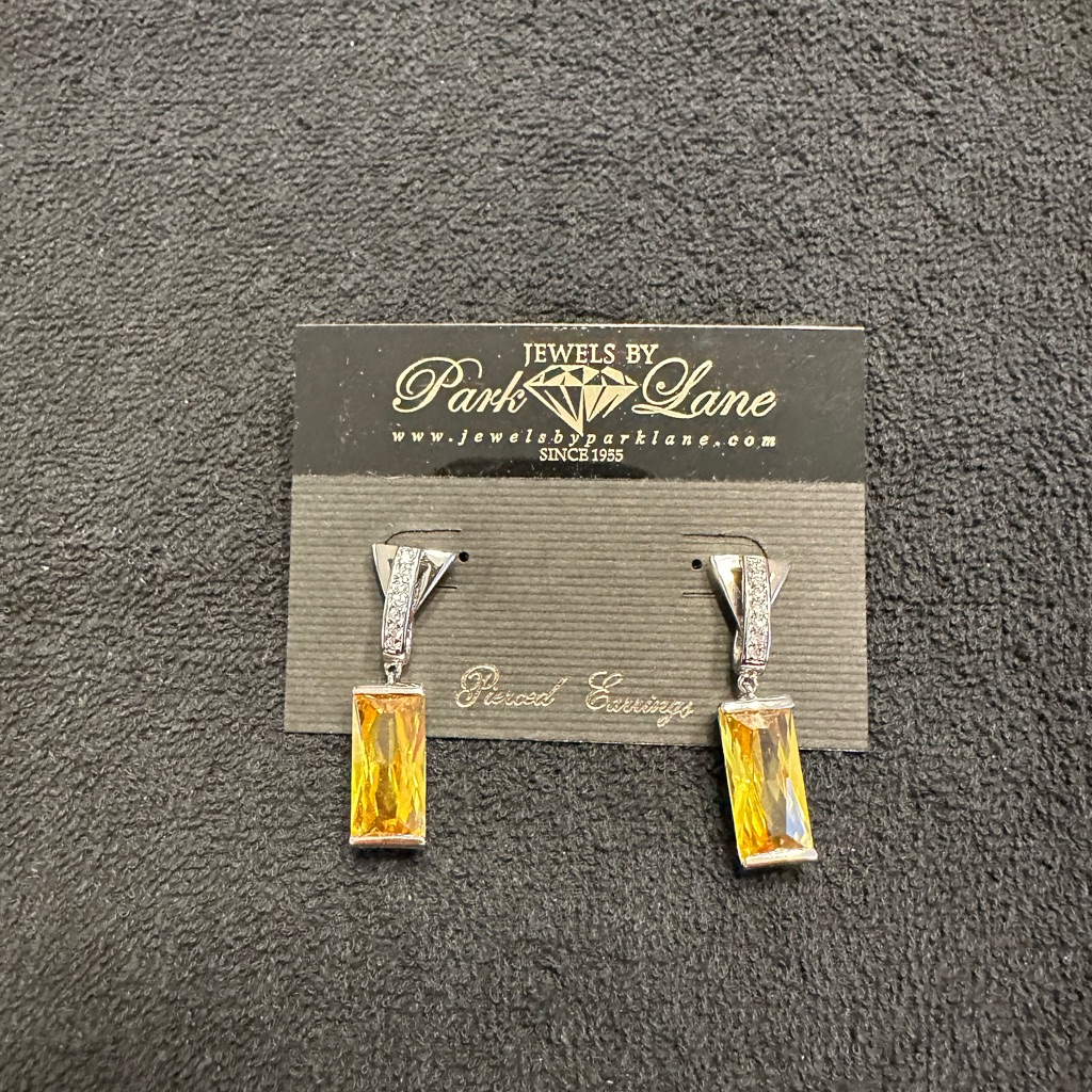 Park Lane Yellow And Silver Earrings 15$